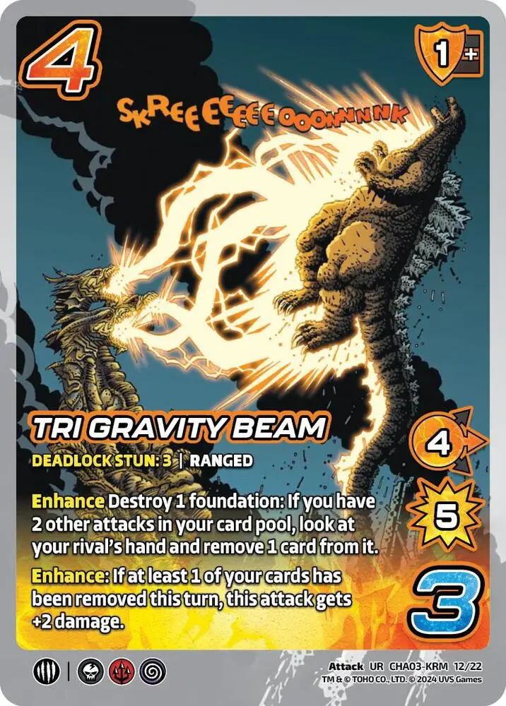 Tri Gravity Beam card front