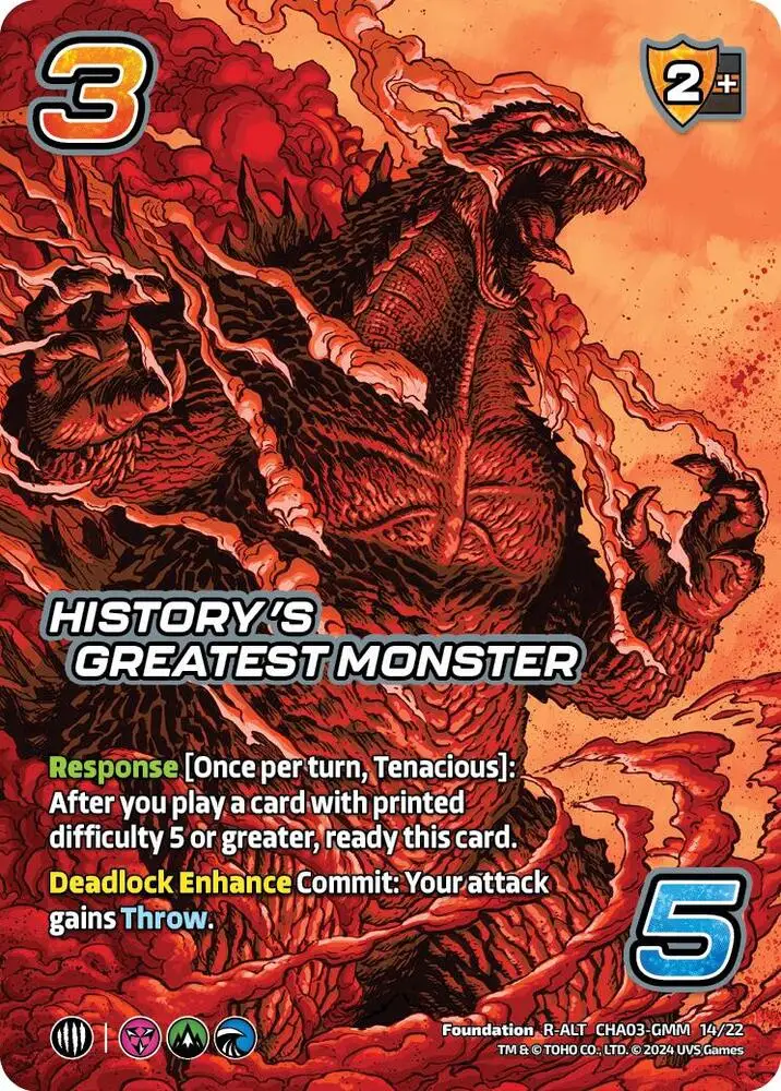 History's Greatest Monster (Alternate Art) card front
