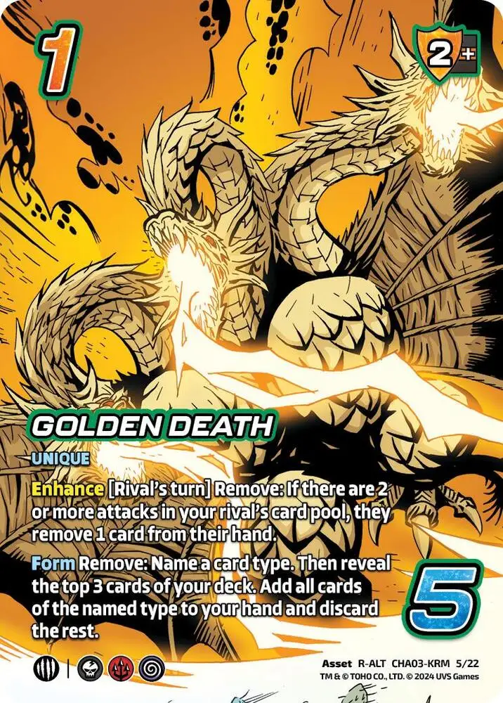 Golden Death (Alternate Art) card front