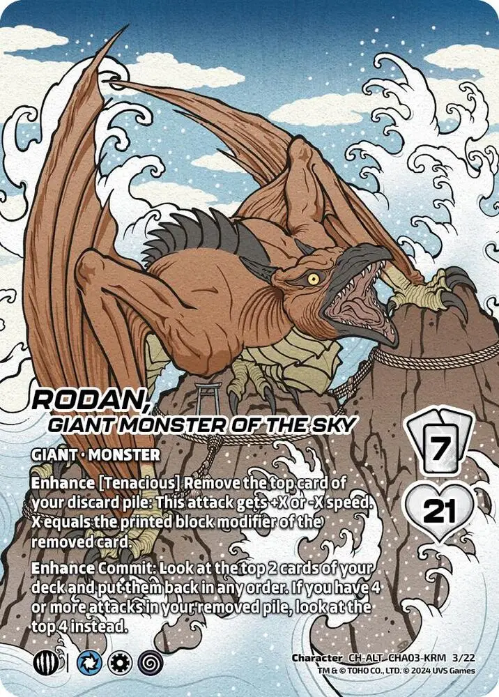 Rodan, Giant Monster of the Sky (Alternate Art) card front