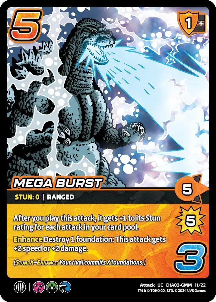 Mega Burst card front