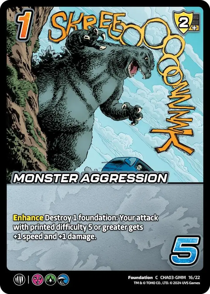Monster Aggression card front
