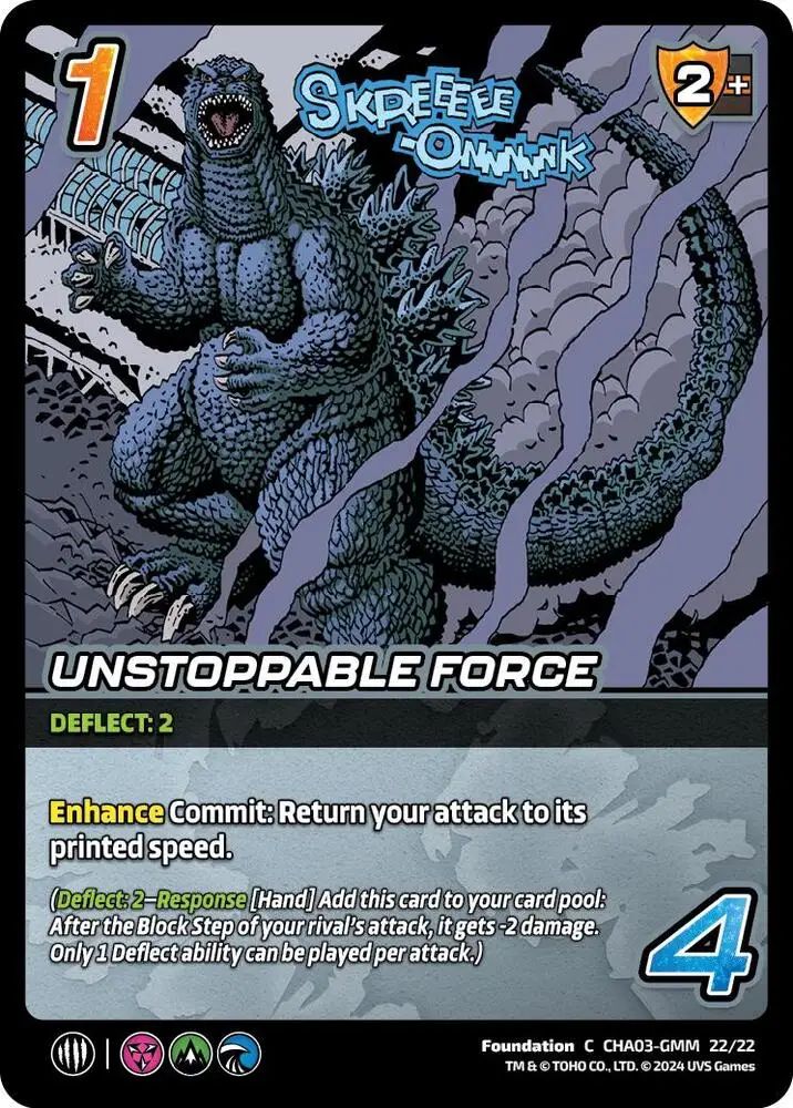 Unstoppable Force card front