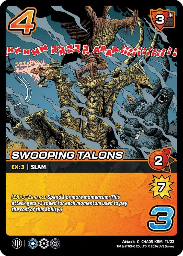 Swooping Talons card front