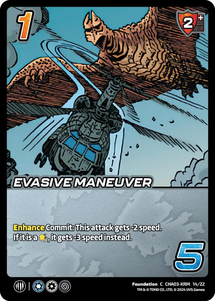 Evasive Maneuver card front