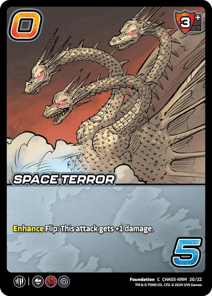 Space Terror card front