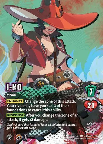 I-NO card front