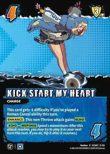 KICK START MY HEART card front