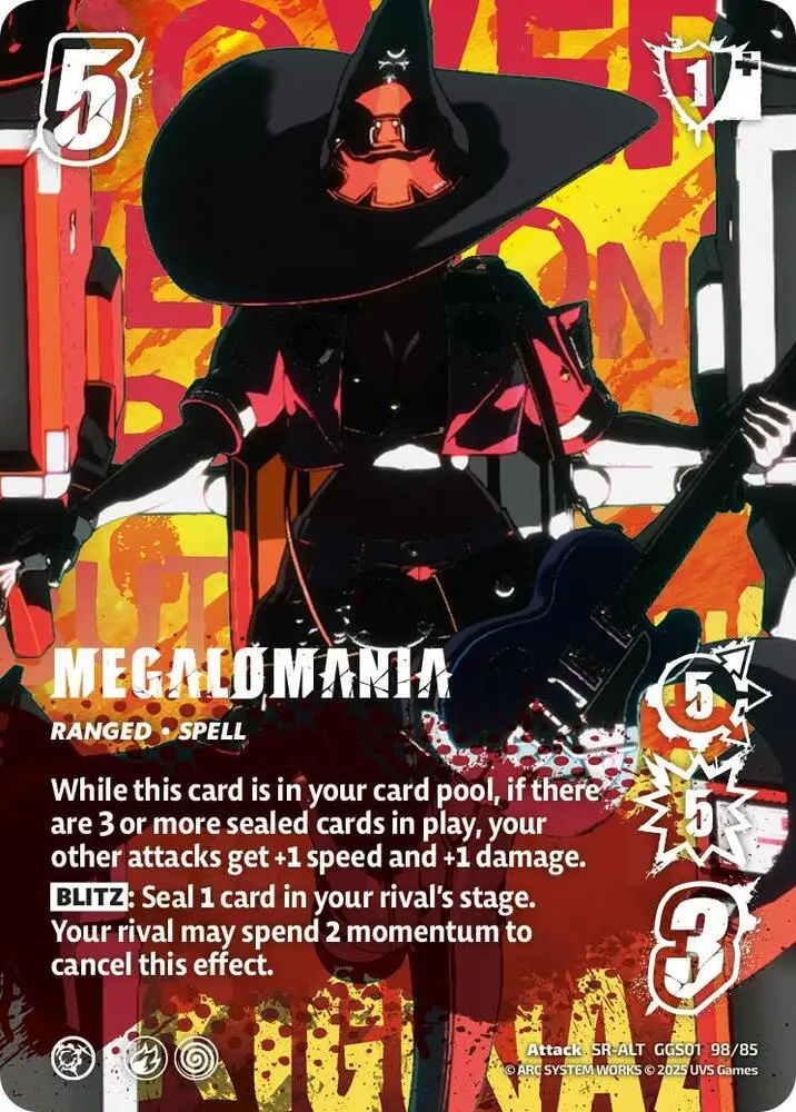 MEGALOMANIA (Alternate Art) card front