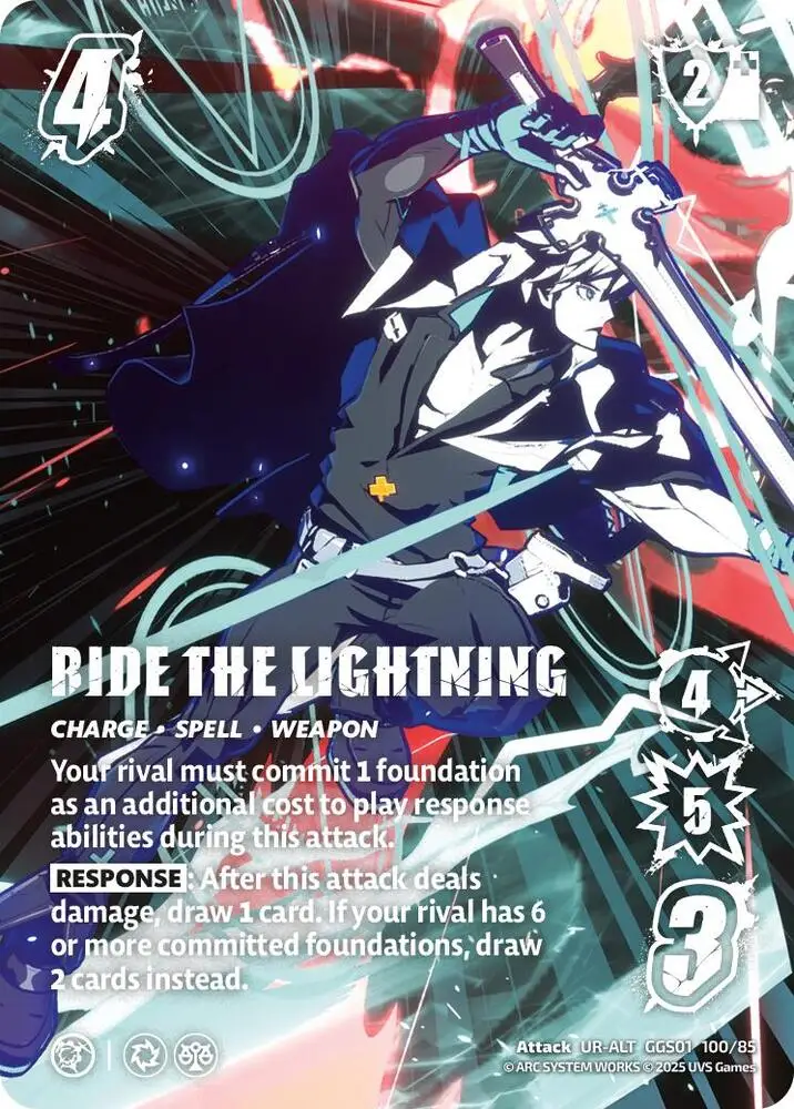 RIDE THE LIGHTNING (Alternate Art) card front