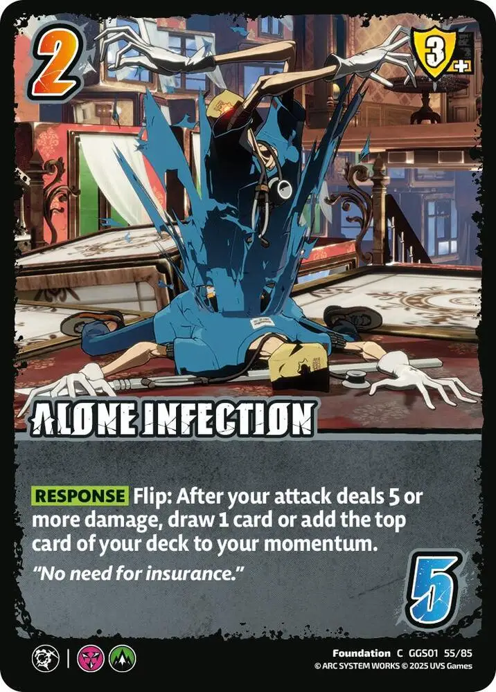 ALONE INFECTION card front