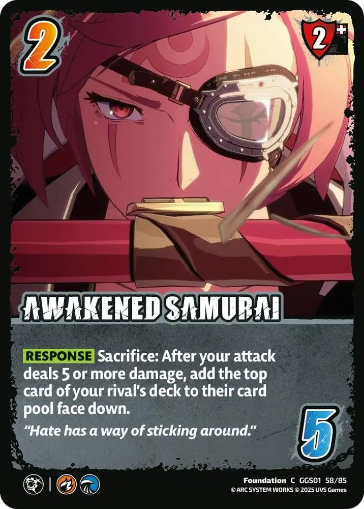 AWAKENED SAMURAI card front