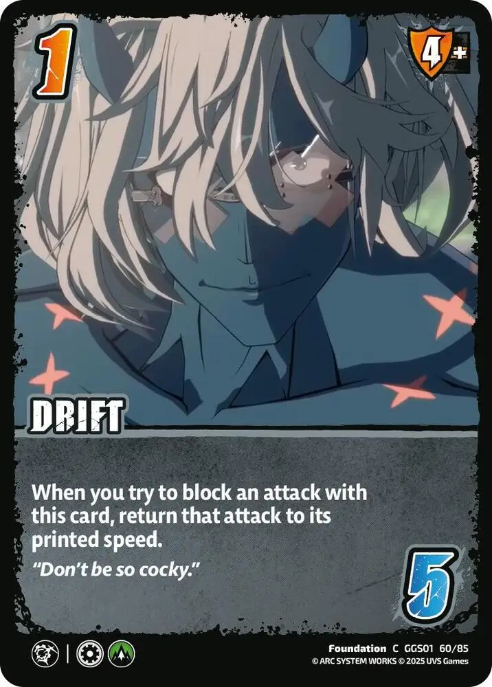 DRIFT card front