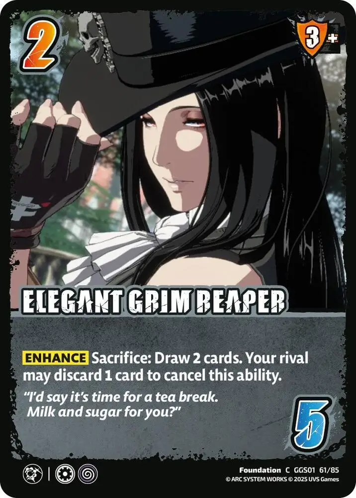 ELEGANT GRIM REAPER card front