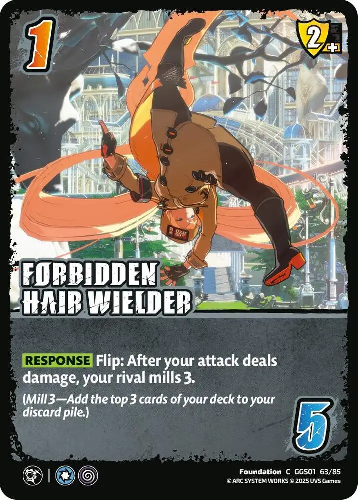 FORBIDDEN HAIR WIELDER card front