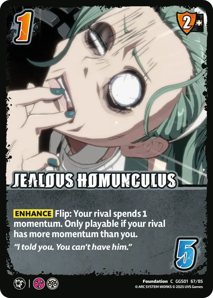JEALOUS HOMUNCULUS card front