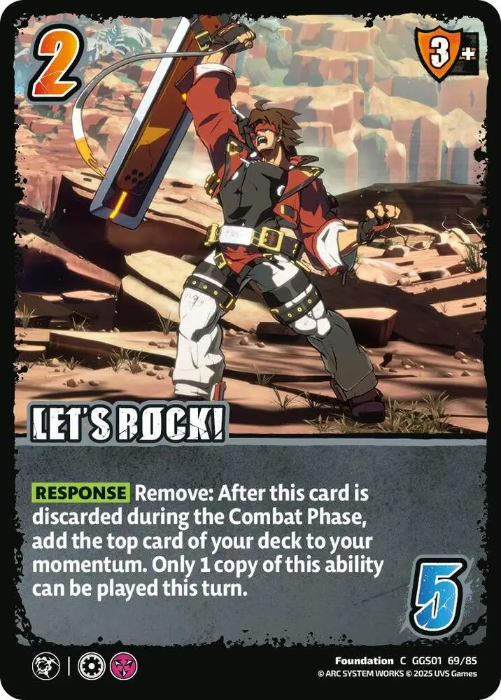 LET'S ROCK! card front