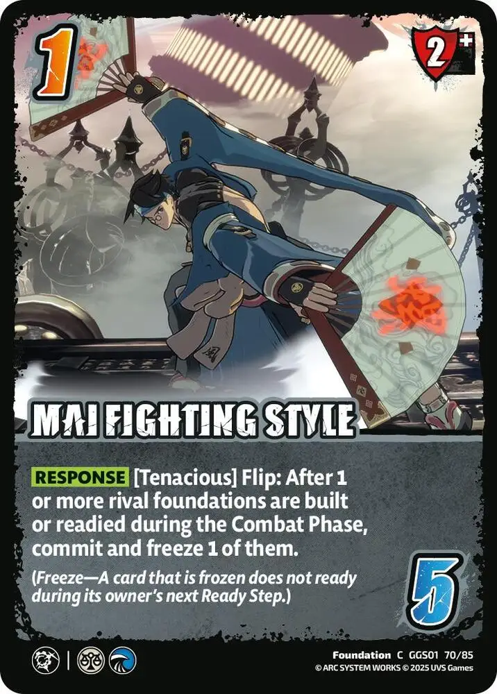 MAI FIGHTING STYLE card front