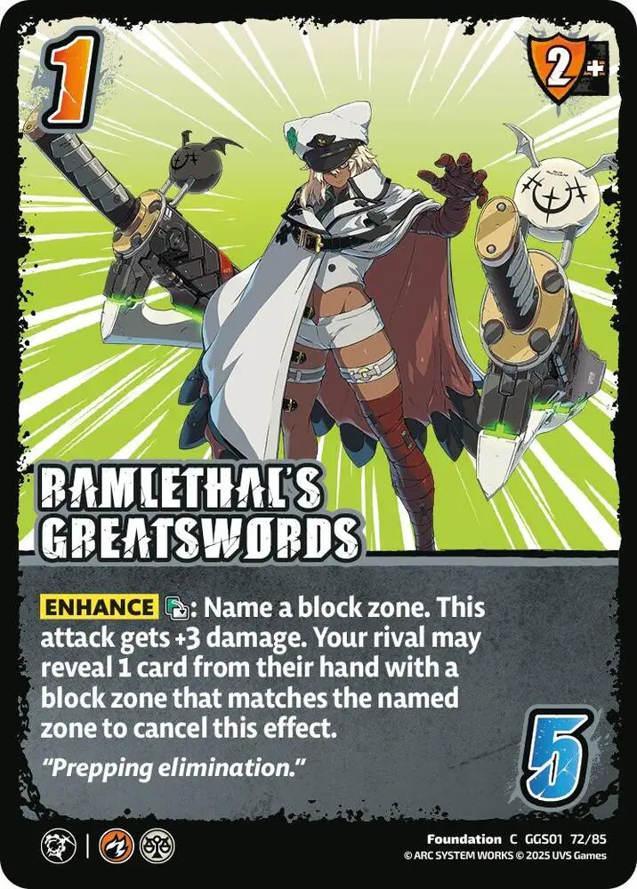 RAMLETHAL'S GREATSWORDS card front