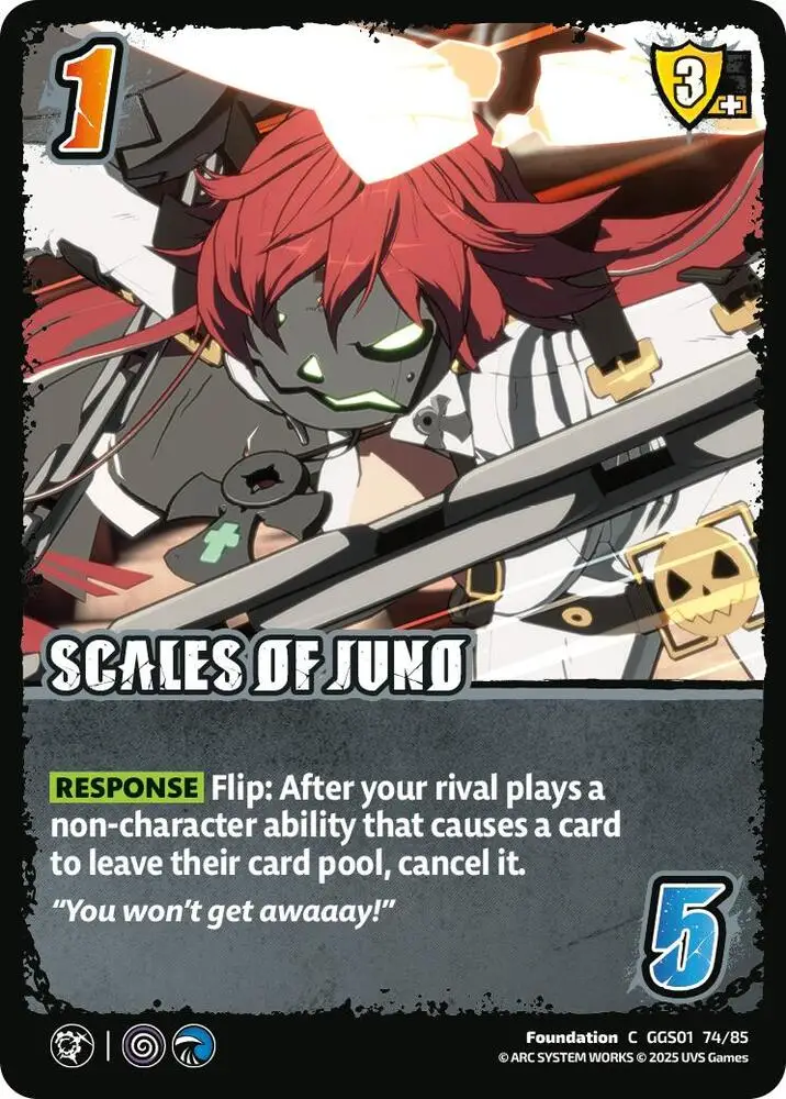 SCALES OF JUNO card front