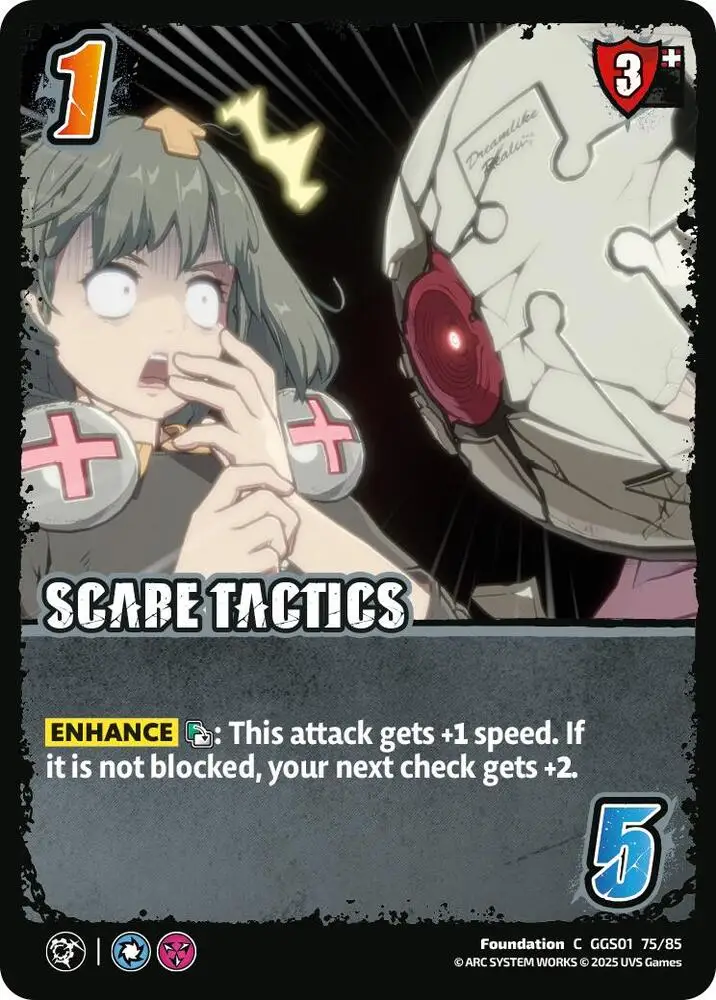 SCARE TACTICS card front