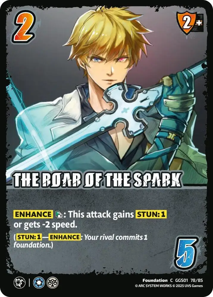 THE ROAR OF THE SPARK card front