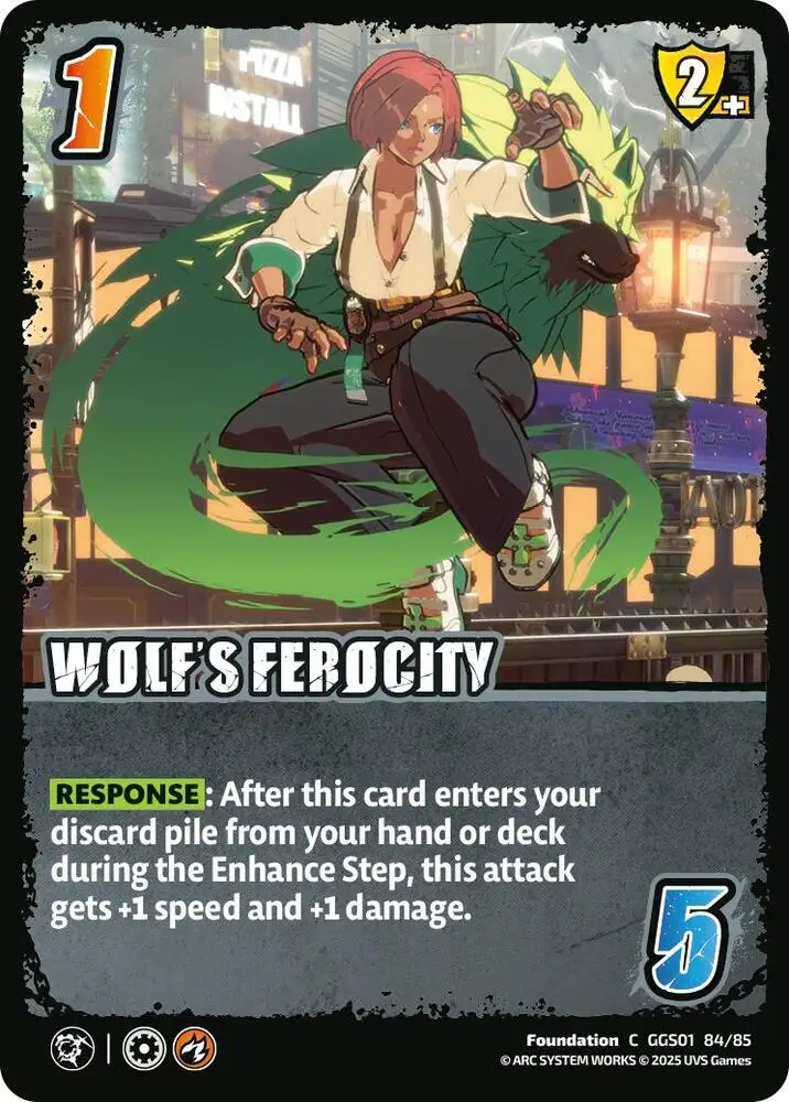 WOLF'S FEROCITY card front