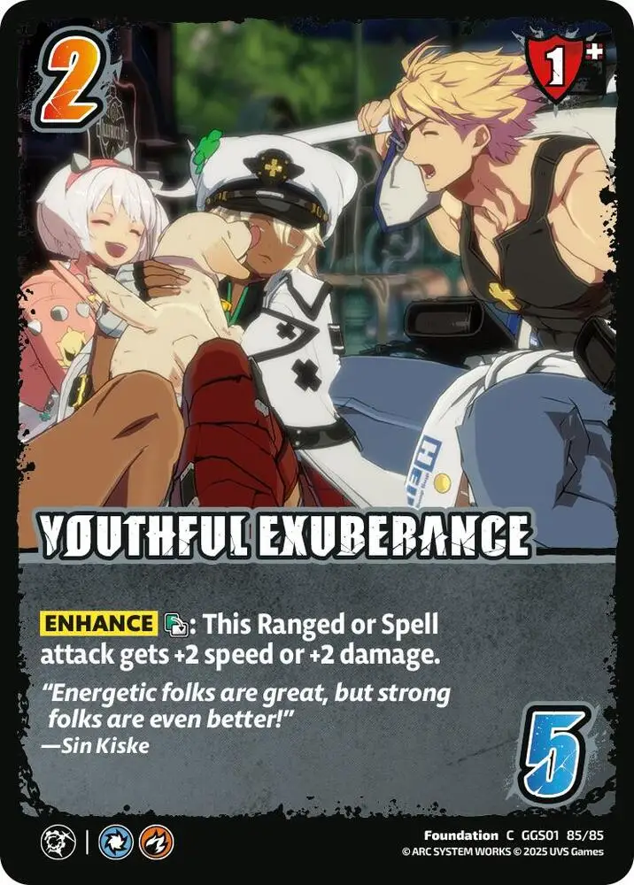 YOUTHFUL EXUBERANCE card front