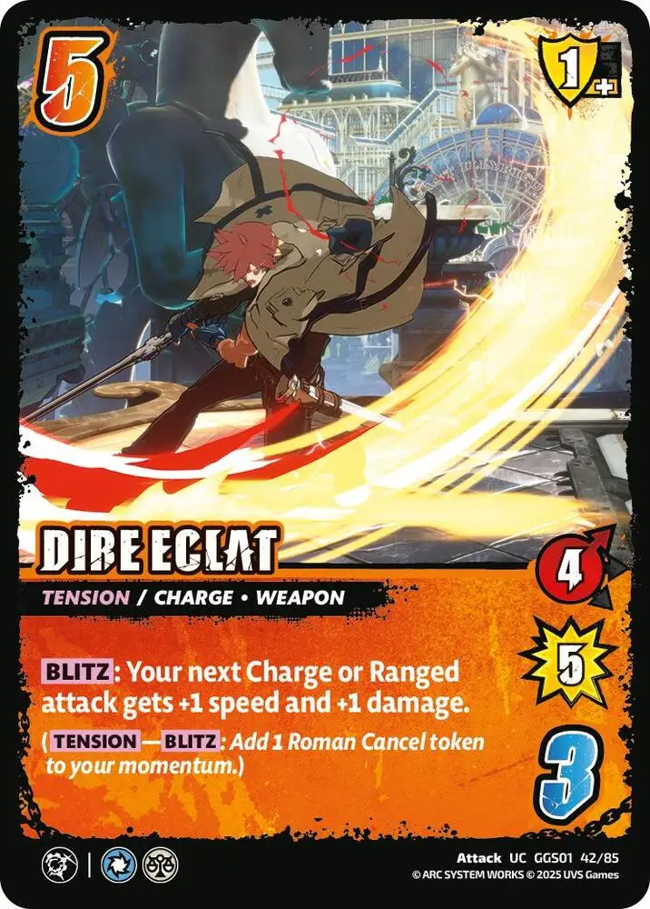 DIRE ECLAT card front