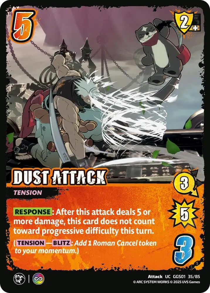 DUST ATTACK card front