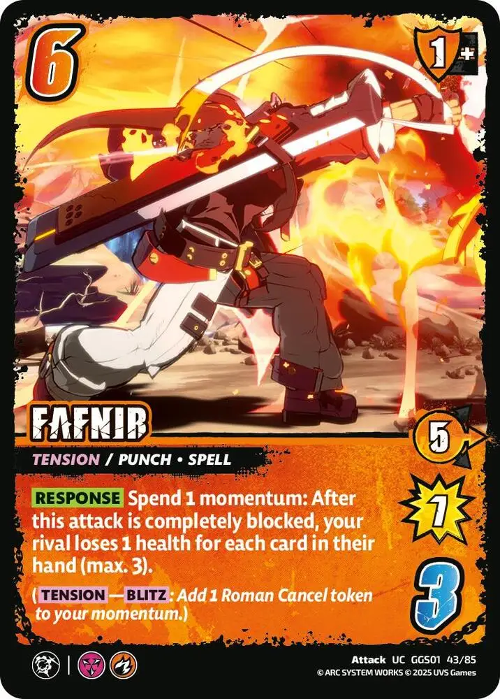 FAFNIR card front