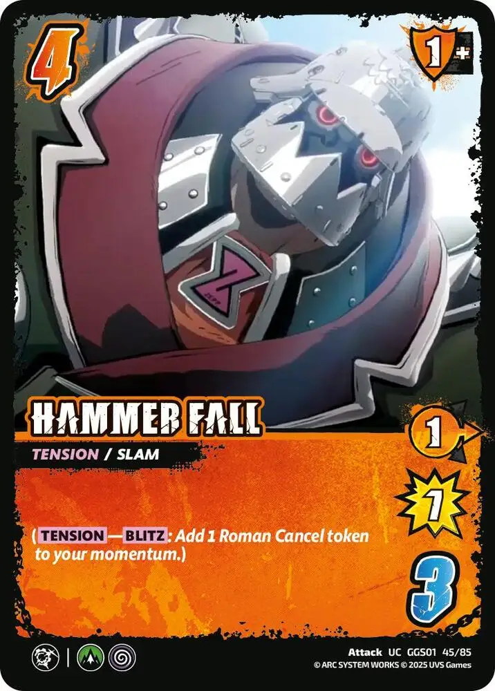 HAMMER FALL card front