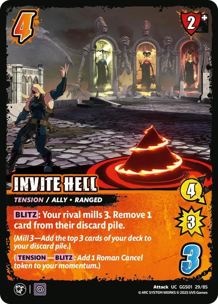 INVITE HELL card front
