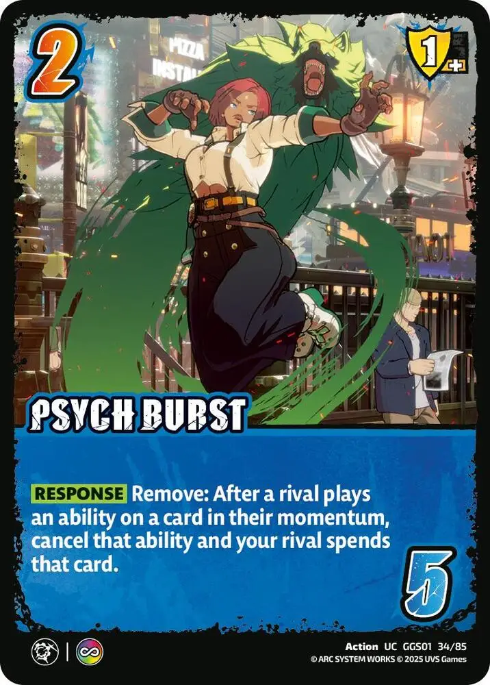 PSYCH BURST card front