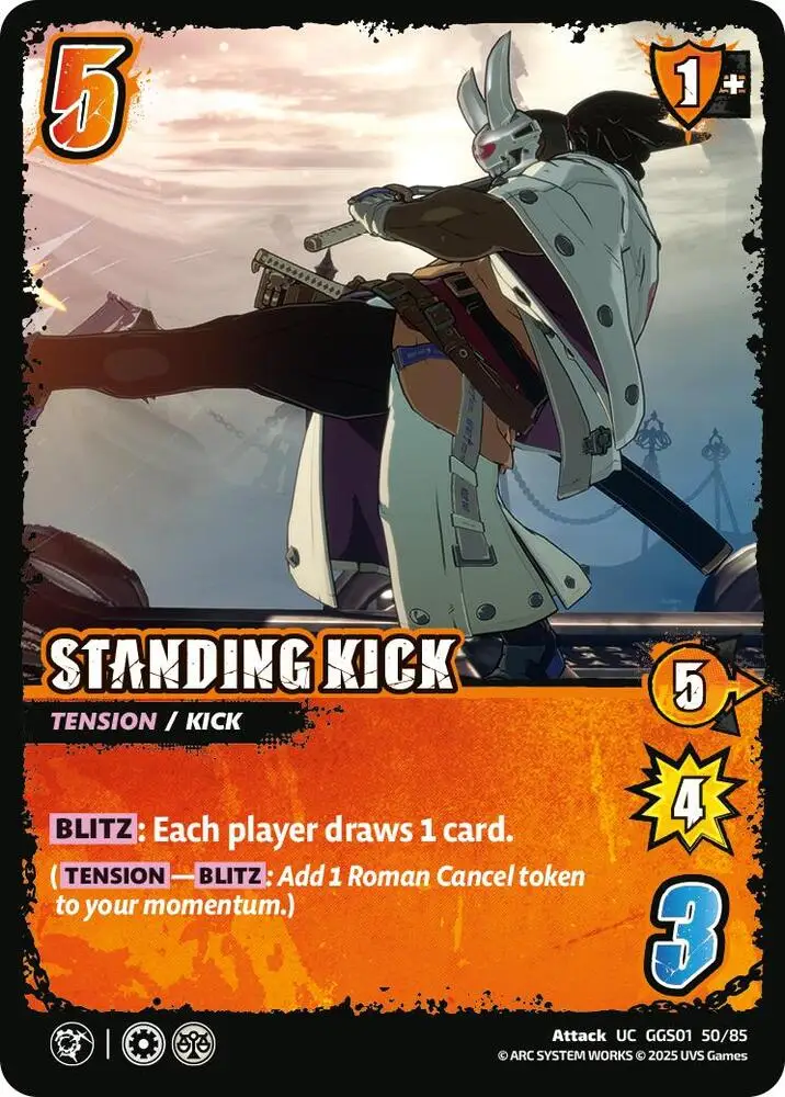 STANDING KICK card front