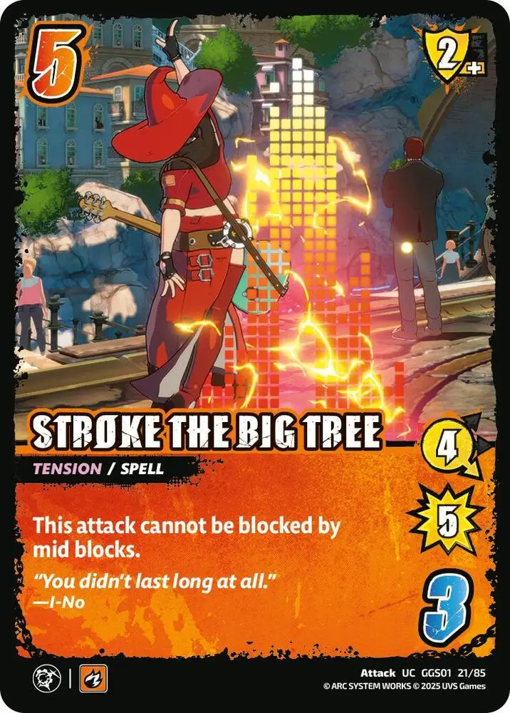 STROKE THE BIG TREE card front