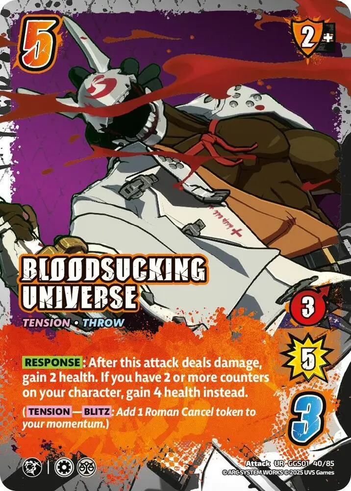 BLOODSUCKING UNIVERSE card front