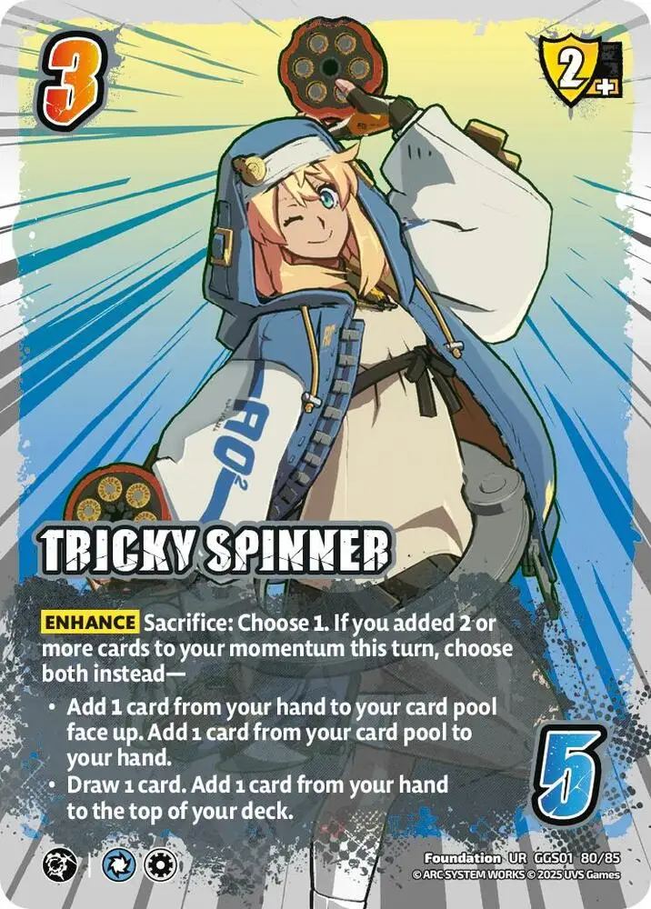 TRICKY SPINNER card front