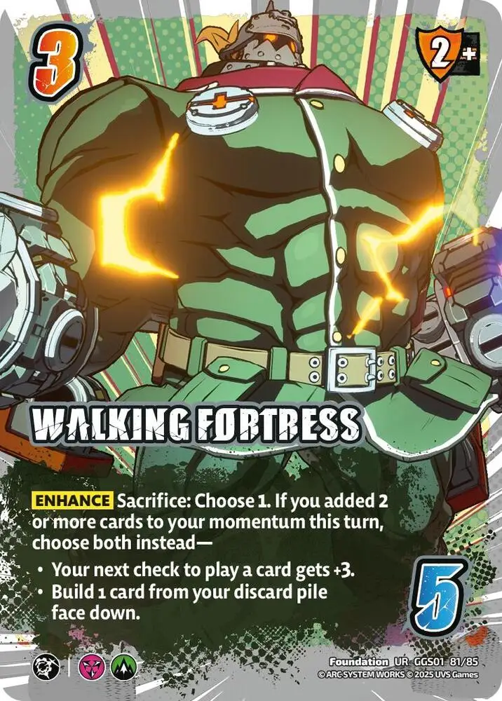 WALKING FORTRESS card front