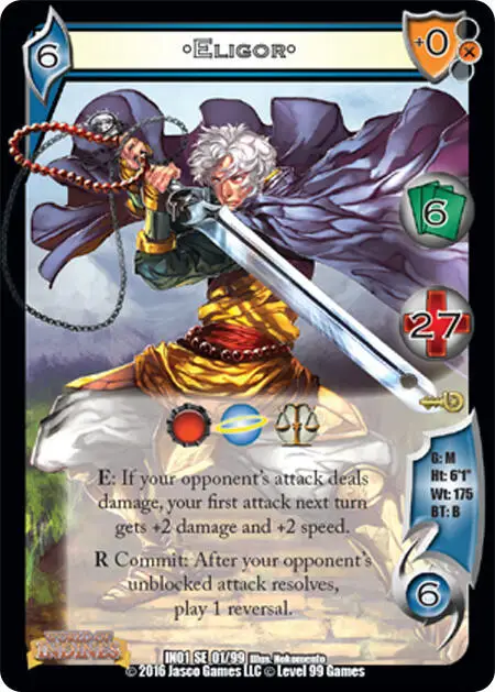 Eligor card front