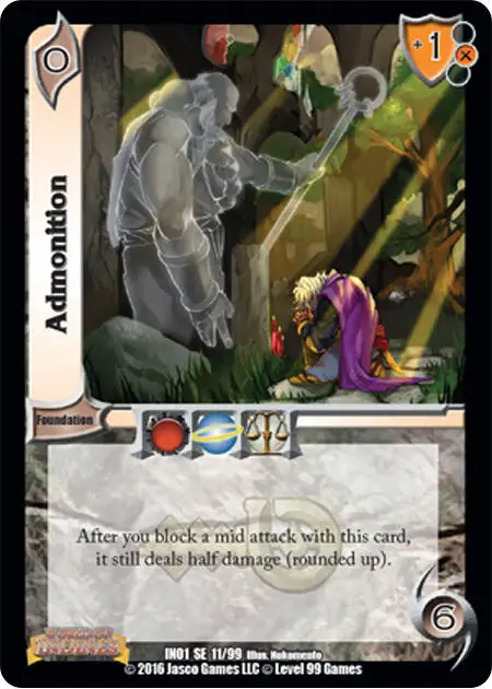 Admonition card front