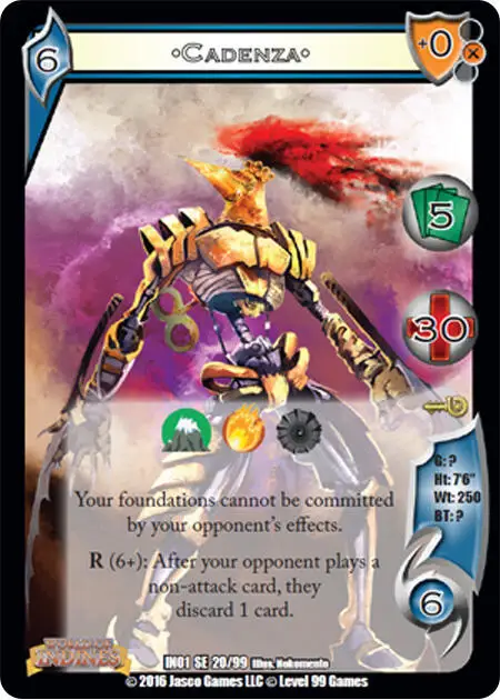 Cadenza card front