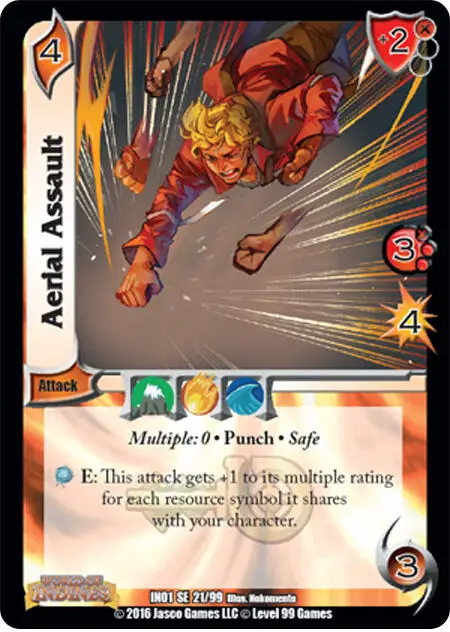 Aerial Assault card front