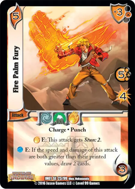 Fire Palm Fury card front