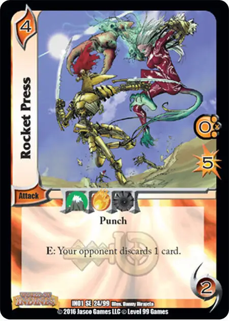 Rocket Press card front