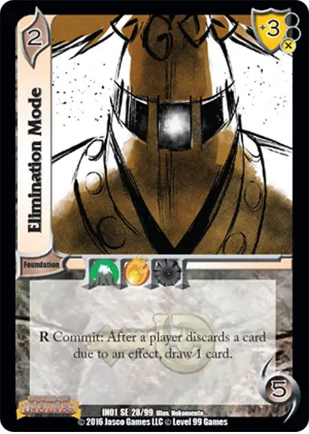 Elimination Mode card front