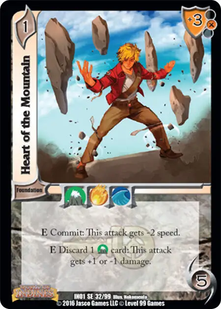 Heart of the Mountain card front