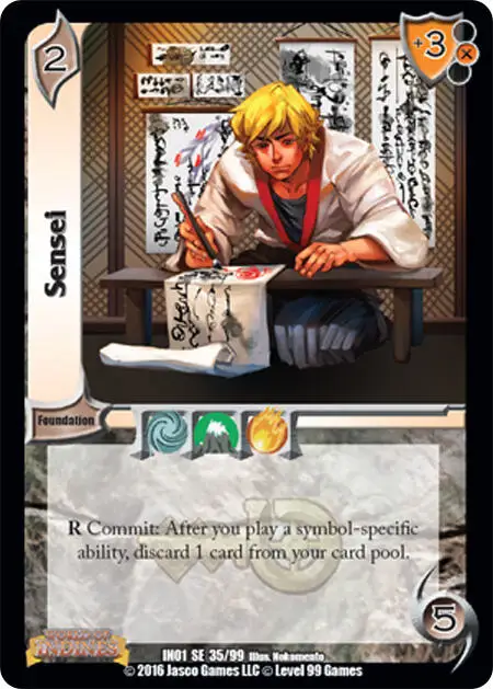 Sensei card front