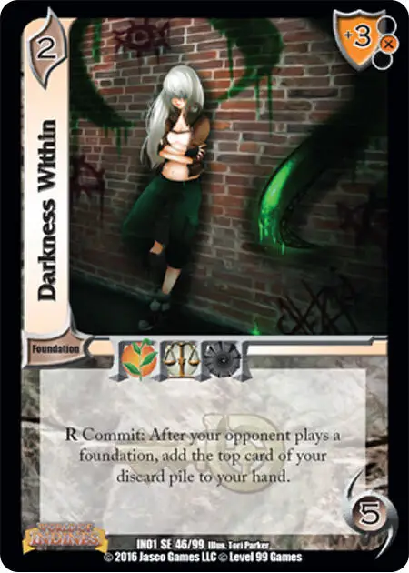 Darkness Within card front