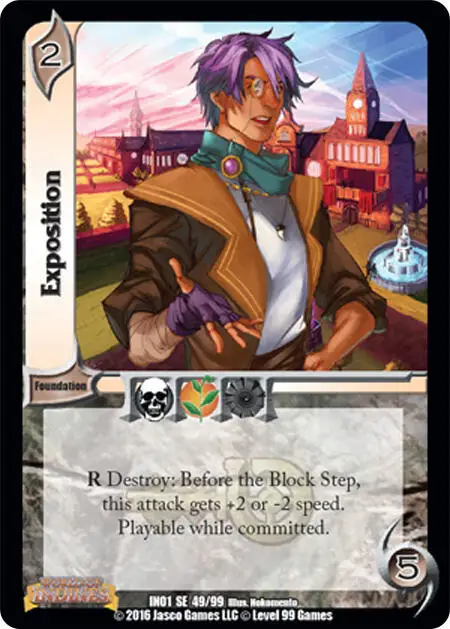 Exposition card front